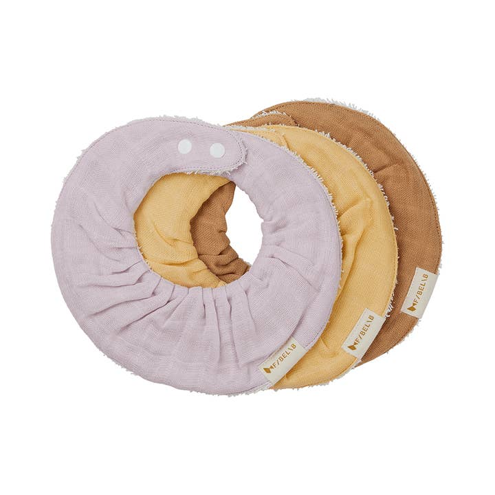 Fabelab - Ruffle Bib - Star Dust - 3 pack for wholesale by Axis Toys & Gifts