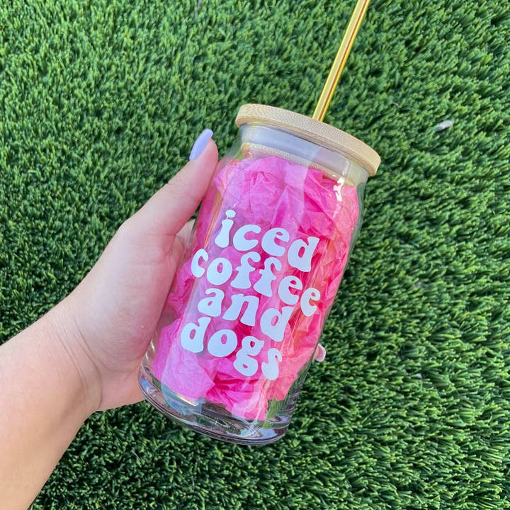 Dog Mom Cup Beer Glass Can 16 Oz Boho Cup Boho Tumbler for wholesale by Valudesign