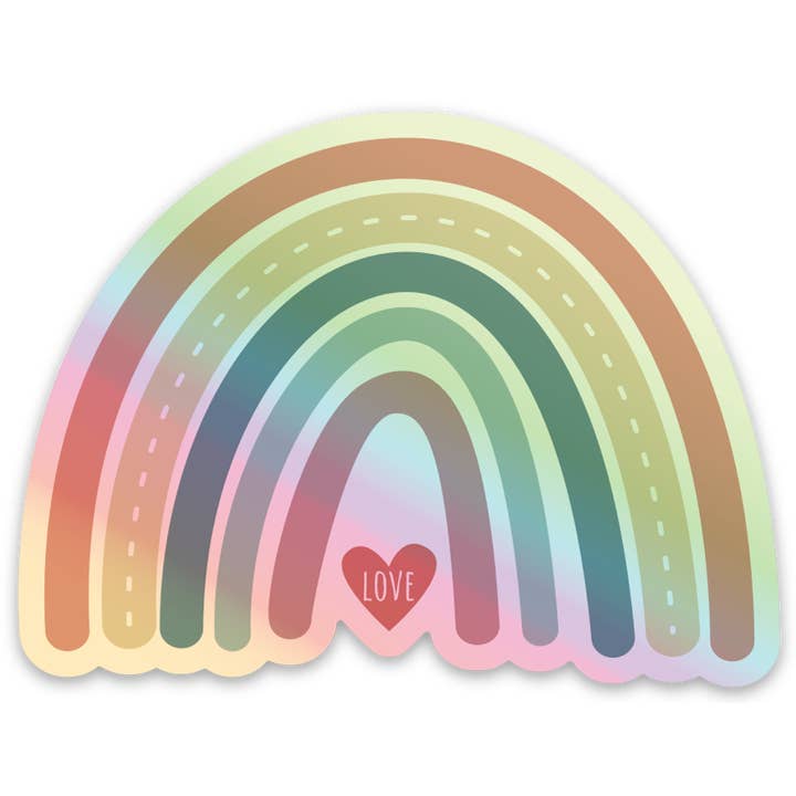 Rainbow Sticker Boho Vinyl Stickers for Kids - Gay Pride for wholesale by R is for Robo