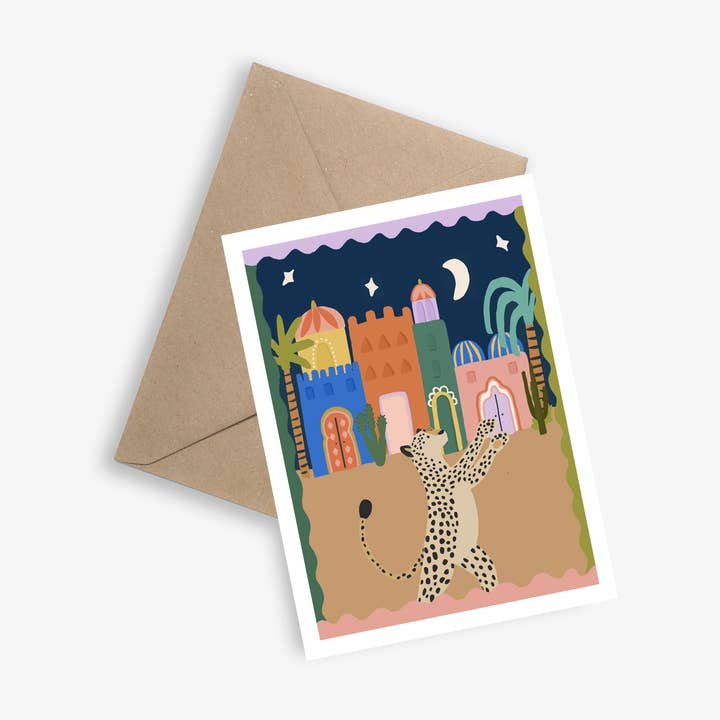 Simple Card and Poster - Oriental Night for wholesale by LE PAPIER GRAPHIQUE