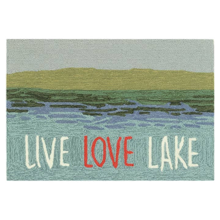 Frontporch Live Love Lake Indoor/Outdoor Rug for wholesale by Liora Manne
