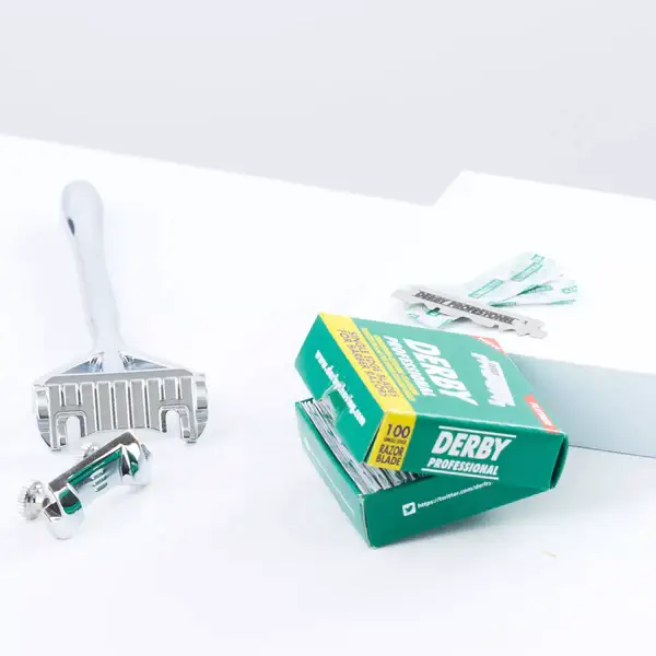 SHAVENT - Vendita all'ingrosso Lamette/Ricarice per rasoio - Lamette da barba - 100 Derby Professional mezze lamette0