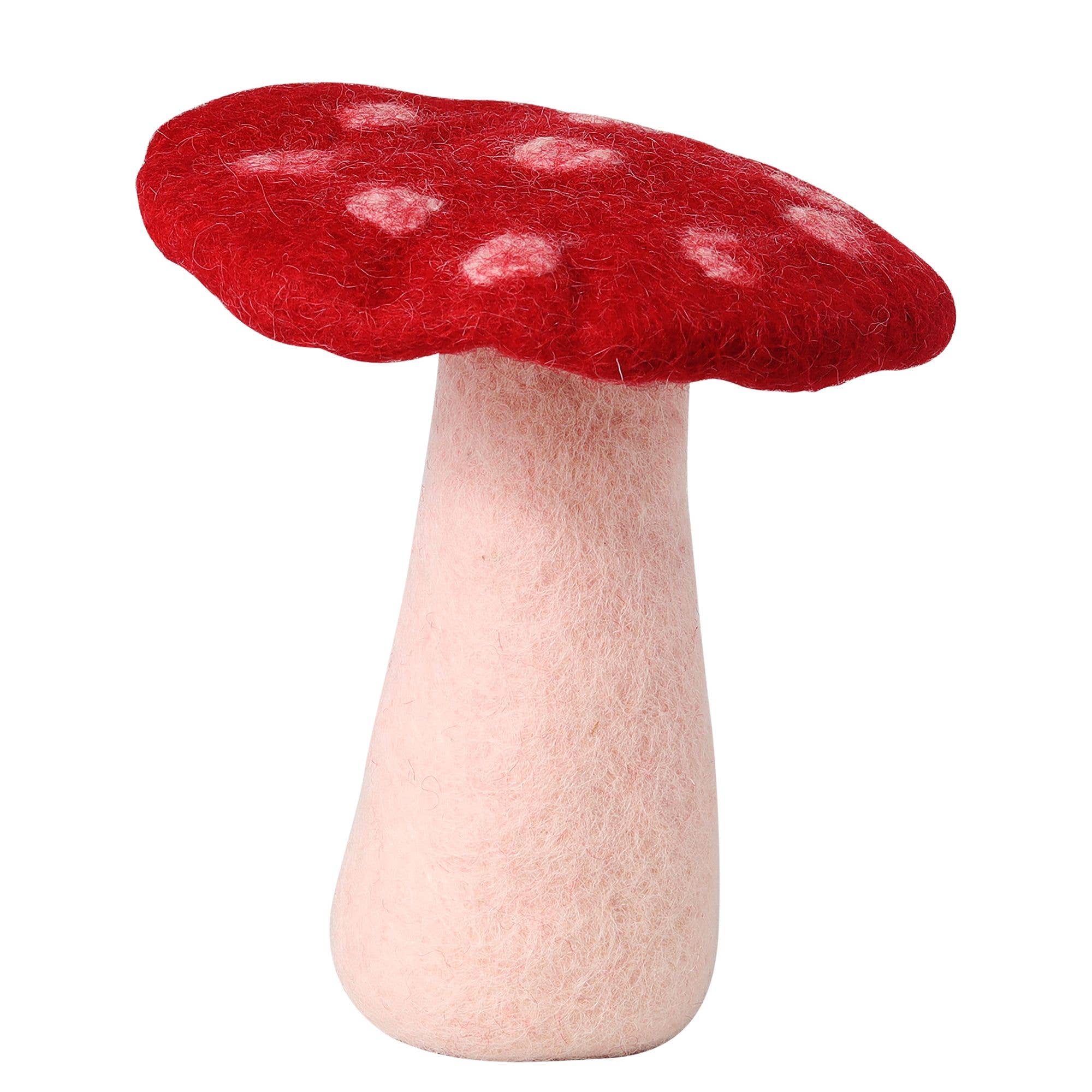 Tribal Trade GmbH - Vendita all'ingrosso Statuette decorative - Fungo amanita muscaria in feltro rosso, disponibile in 3 dimensioni10