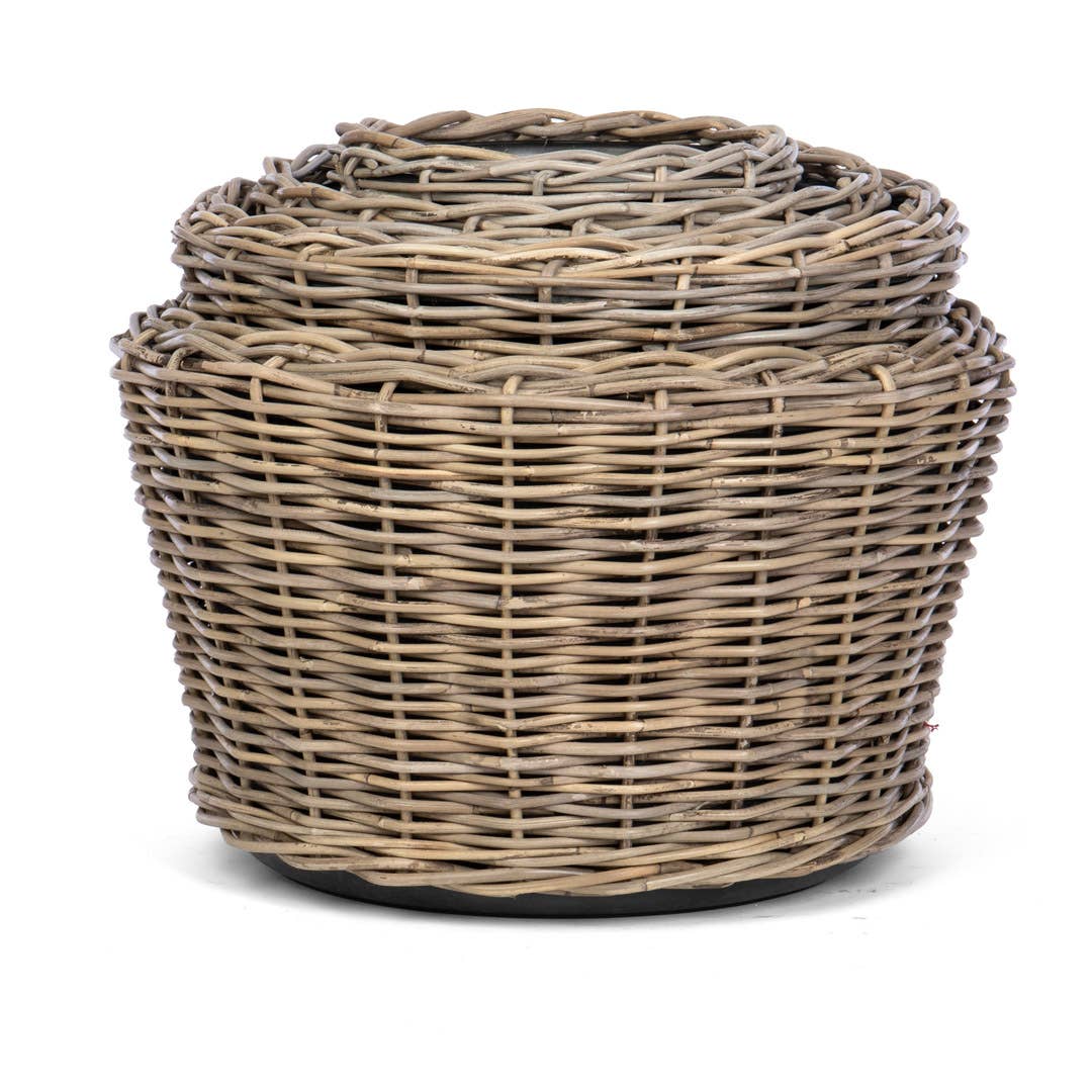 Willow Group - Wholesale Plant Pot - S/4 RD RATTAN PLANTERS4