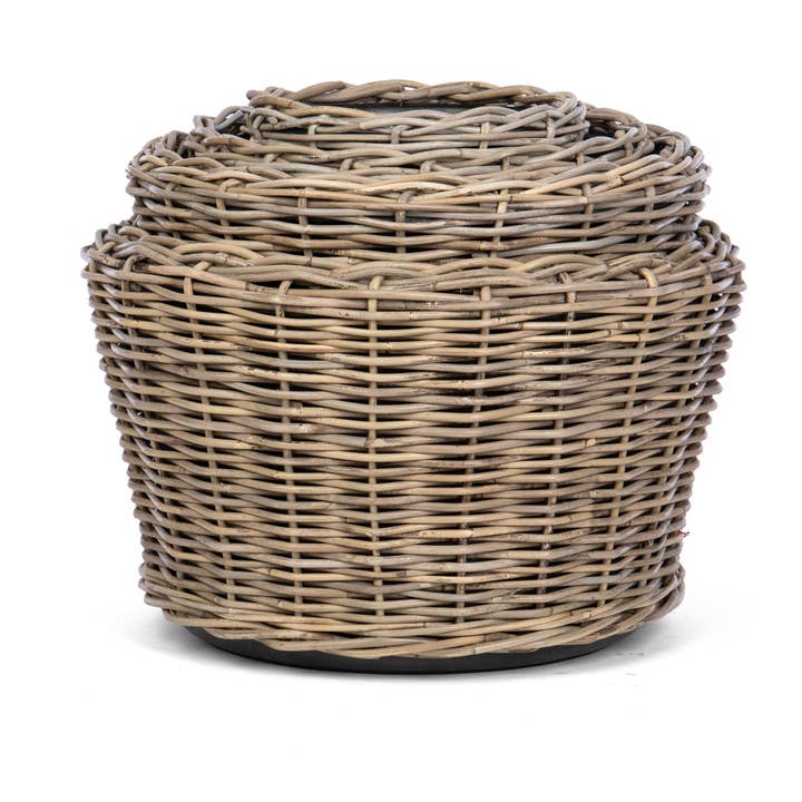 Willow Group - Wholesale Plant Pot - S/4 RD RATTAN PLANTERS4