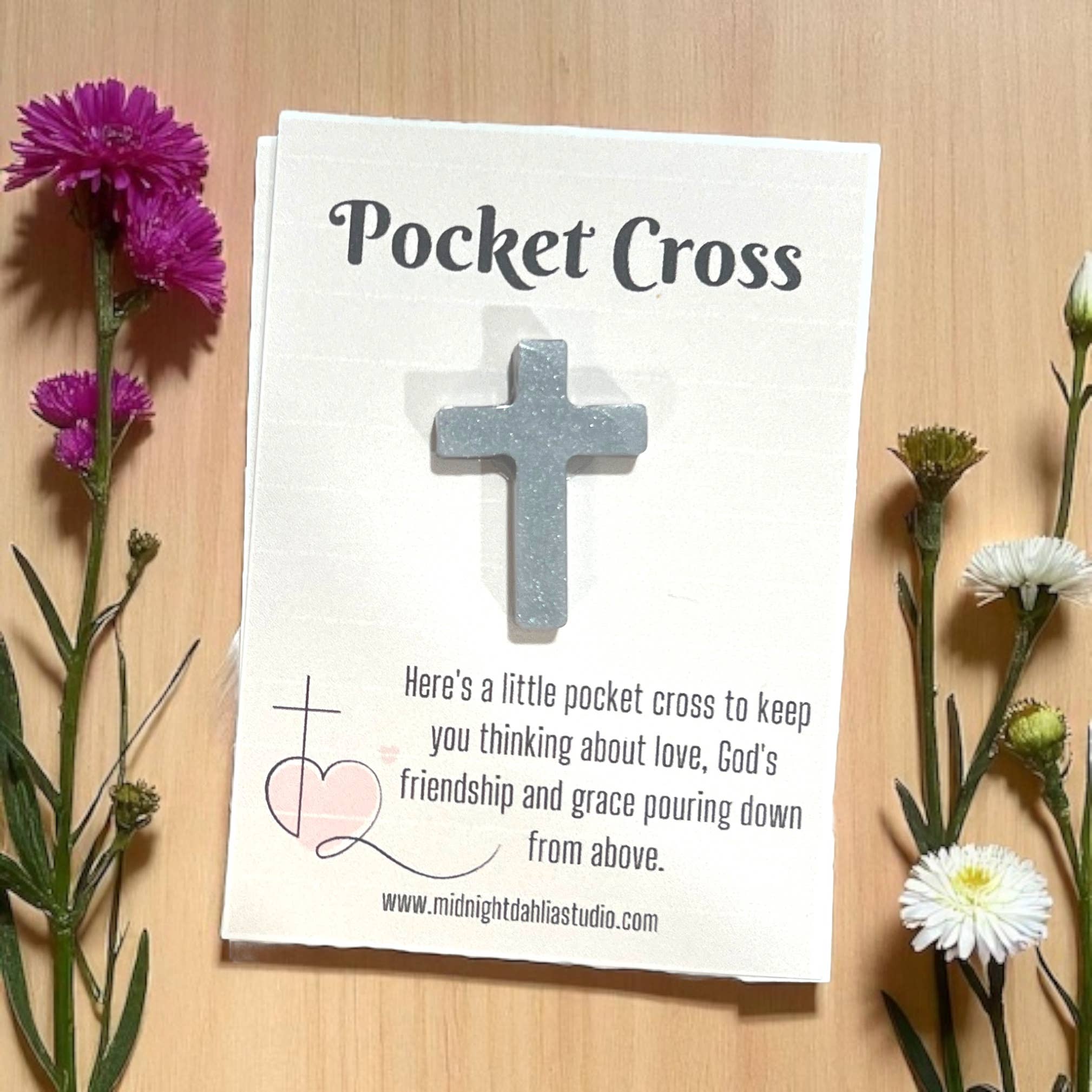 Midnight Dahlia Studio - Wholesale Keepsake Coin/Token - Pocket Cross | Christian Gift Poem 5