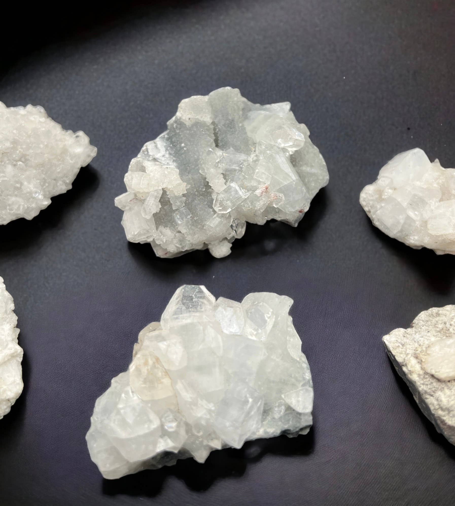 Crystals of India – Großhandel Spiritueller Stein/Kristall – Hochwertige Zeolith-Pcs8