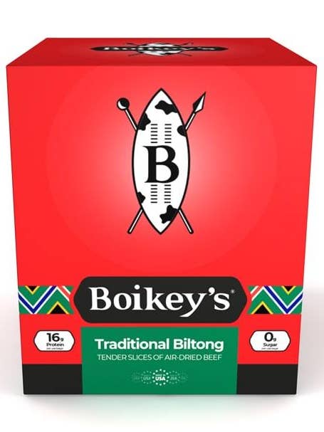 10 Pack 1 oz Traditional Biltong for wholesale by Boikey's Biltong
