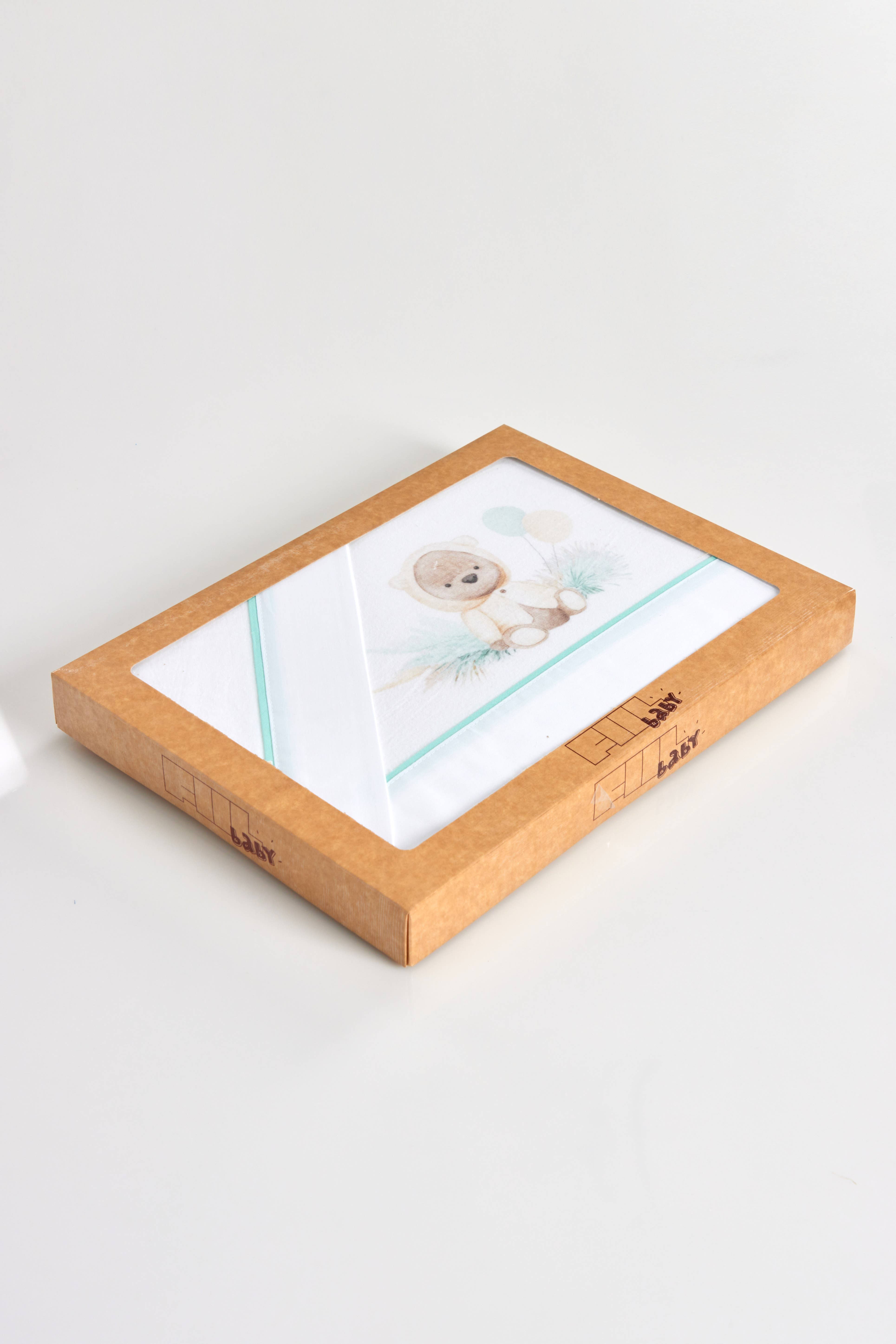 Amorim Gerações, LDA - Wholesale Cot/Crib Sheets - Flannel Sheet Set Digital Print Little Bear in Autumn 0545s2