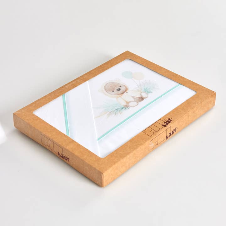 Amorim GeraƧƵes, LDA - Wholesale Cot/Crib Sheets - Flannel Sheet Set Digital Print Little Bear in Autumn 0545s2