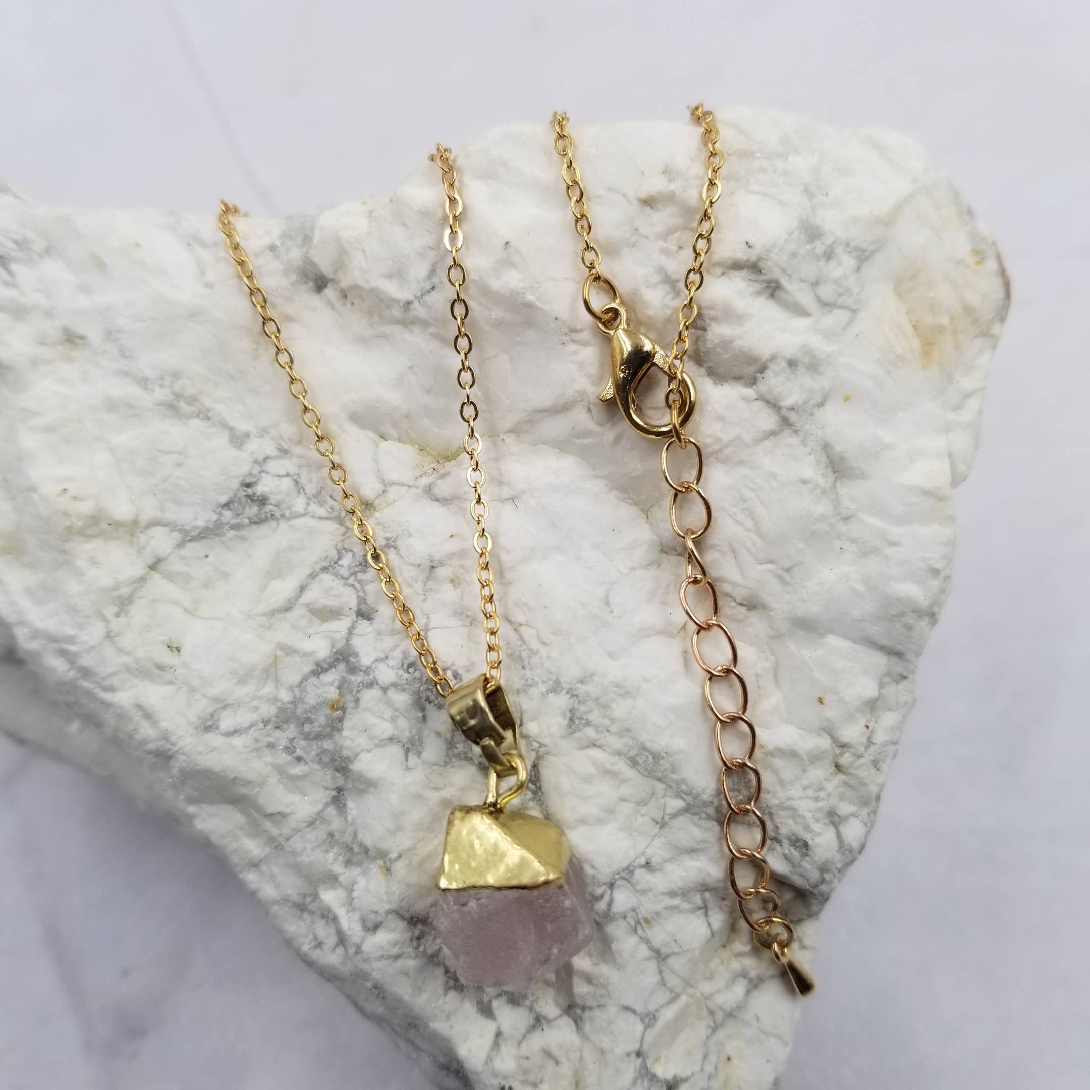 The Pretty Jewellery - Wholesale Pendant/Charm Necklace - Cut Crystal Gemstone Necklaces1