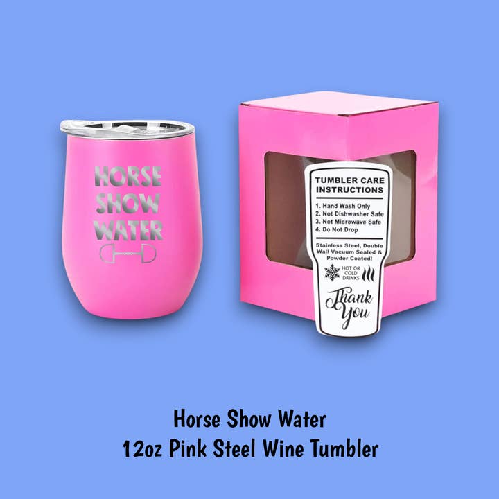 Equine & Design, LLC - Wholesale Insulated Mug/Tumbler - Horse Show Water Steel Wine Tumbler4