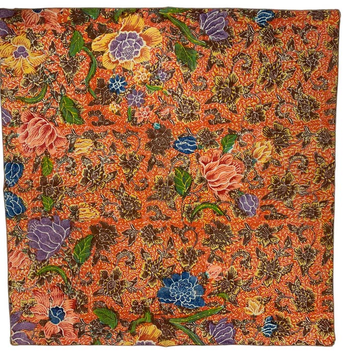 Asia West – wholesale Dinner & cloth napkin – Napkins-blue, green, orange, natural, pink & purple (set/6) 10