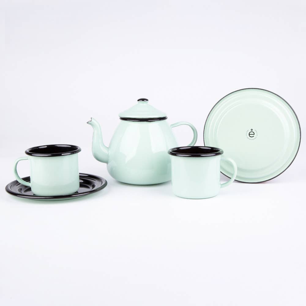 Emalco Enamelware - Wholesale Dinner Plate - 6.7" ENAMEL SIDE PLATE | PLAIN B.7