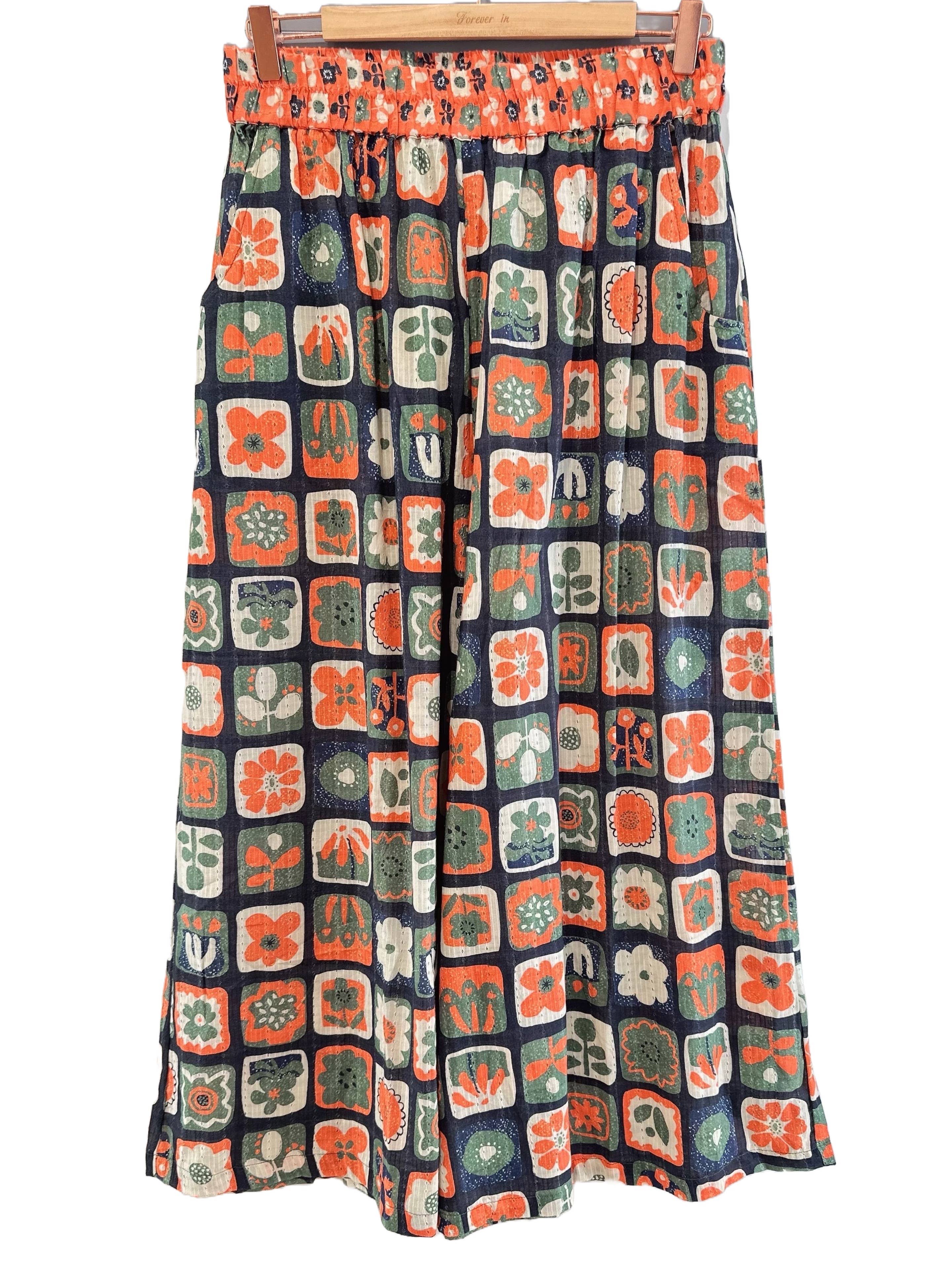 Orice - Wholesale Pants - Women's - Straight pants with dobby cotton pocket - Orice