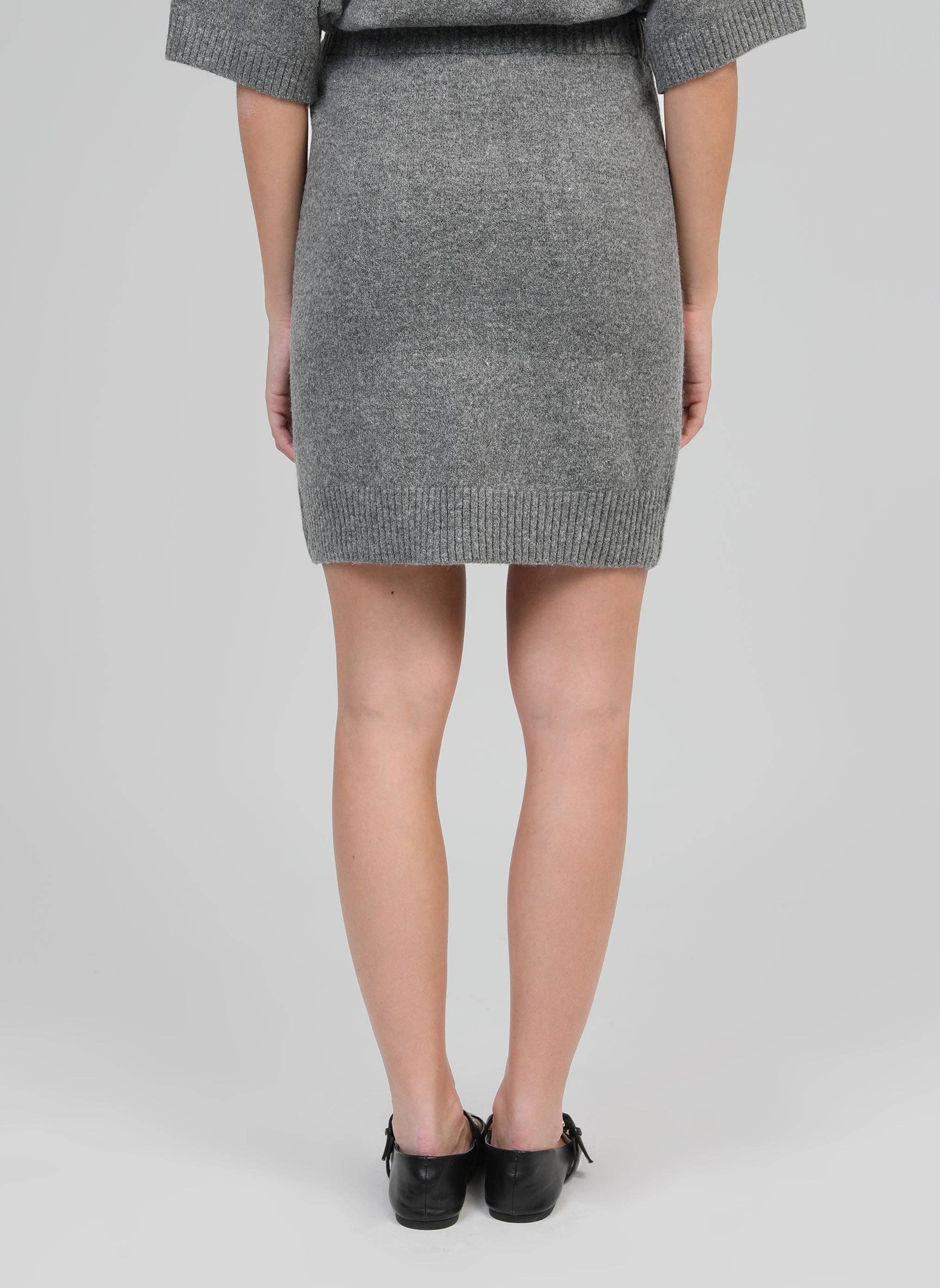 An'ge - Wholesale Skirt - Women's - NAMINI SHORT SKIRT gray4