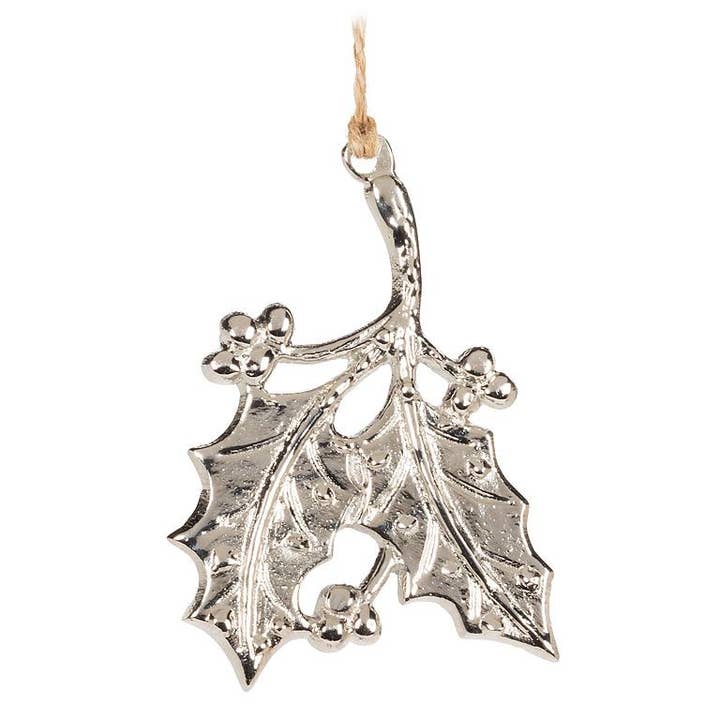 Adorno Plano Simple de Acebo - 3"H - Liquidación para venta al por mayor de Abbott