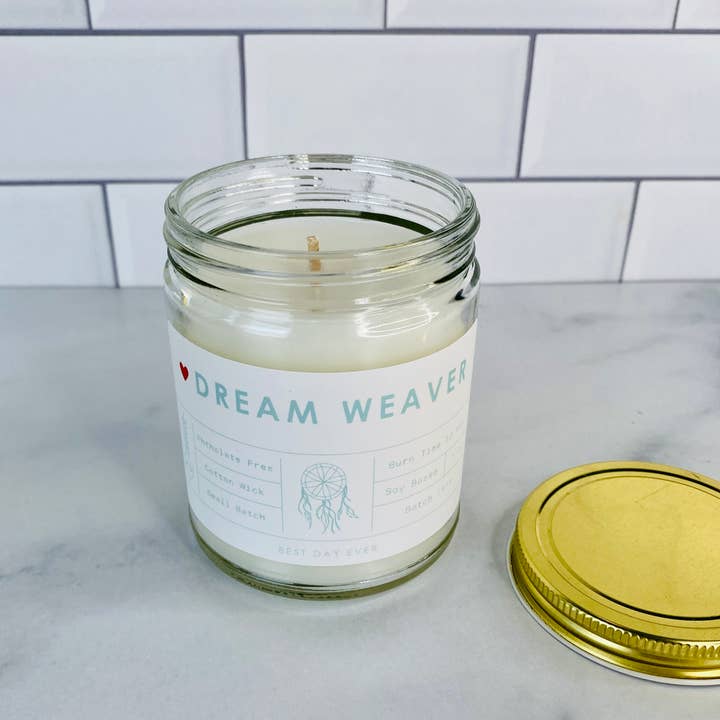 Wit Dream Weaver kaars voor groothandel op Faire2