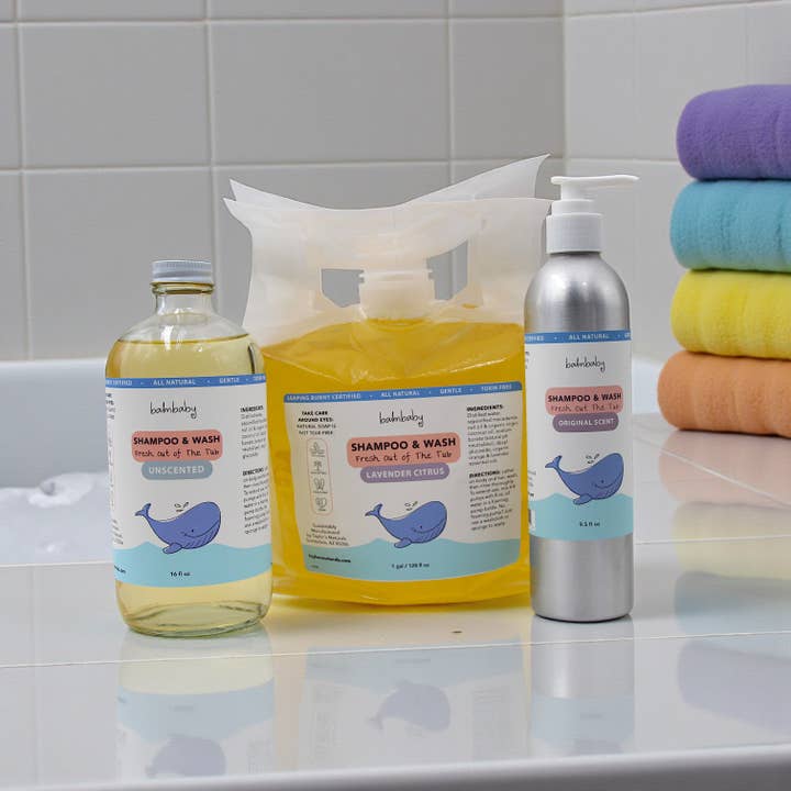 Refill / BULK - Balm Baby ~ Baby Wash/Shampoo for wholesale by Taylor's Naturals