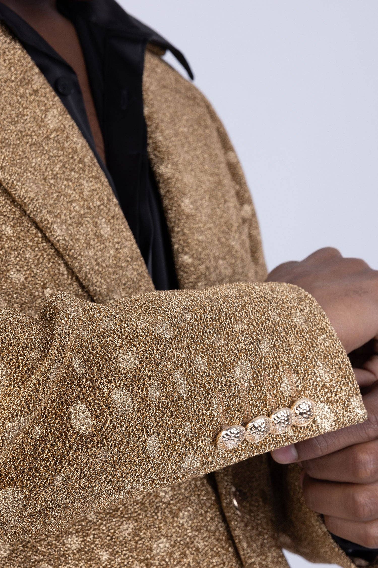 BARABAS - Venta al por mayor Conjunto de vestir - Hombre - Traje de Hombre con Lunares Geométricos y Solapa de Muesca 5SU3421