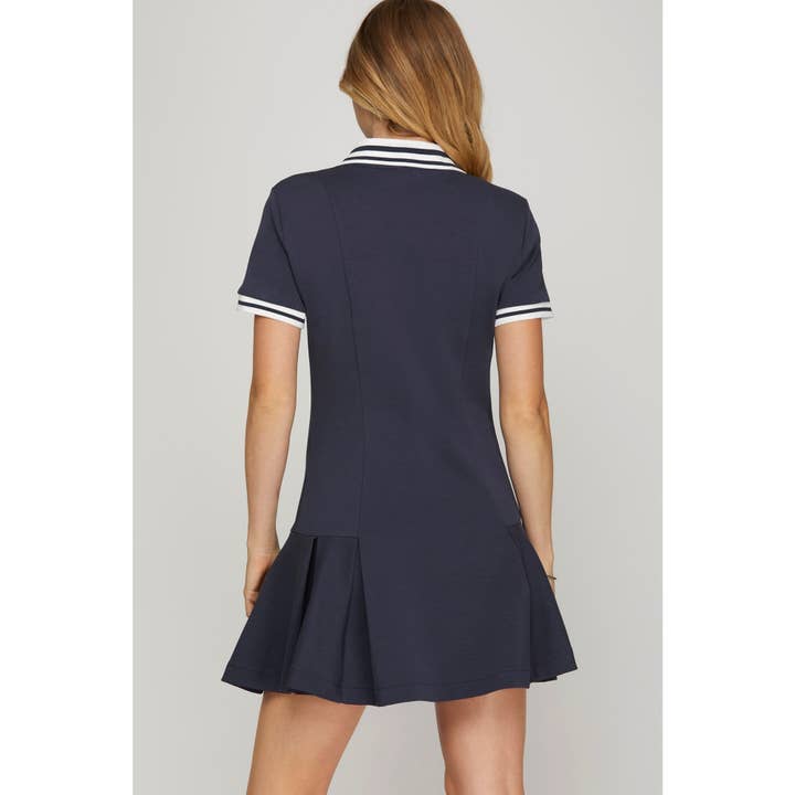 STYLE USA - Venta al por mayor Vestido - Mujer - VESTIDO POLO DE PUNTO1