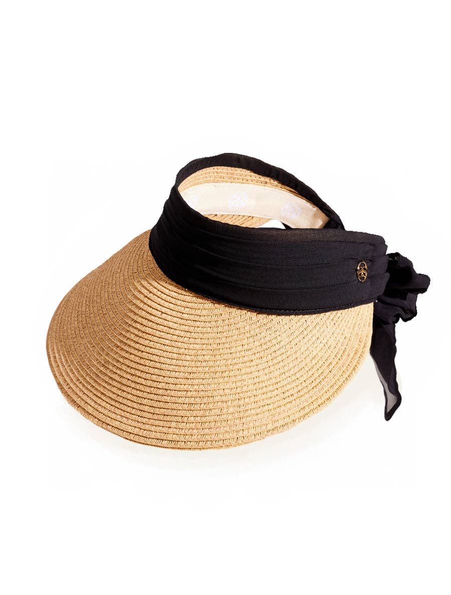 Seaspray Swimwear – wholesale Visor – Women's – Charlotte Visor In Tan And Black0