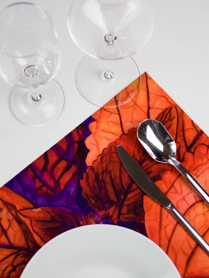 Coleus placemat for wholesale by Yukka