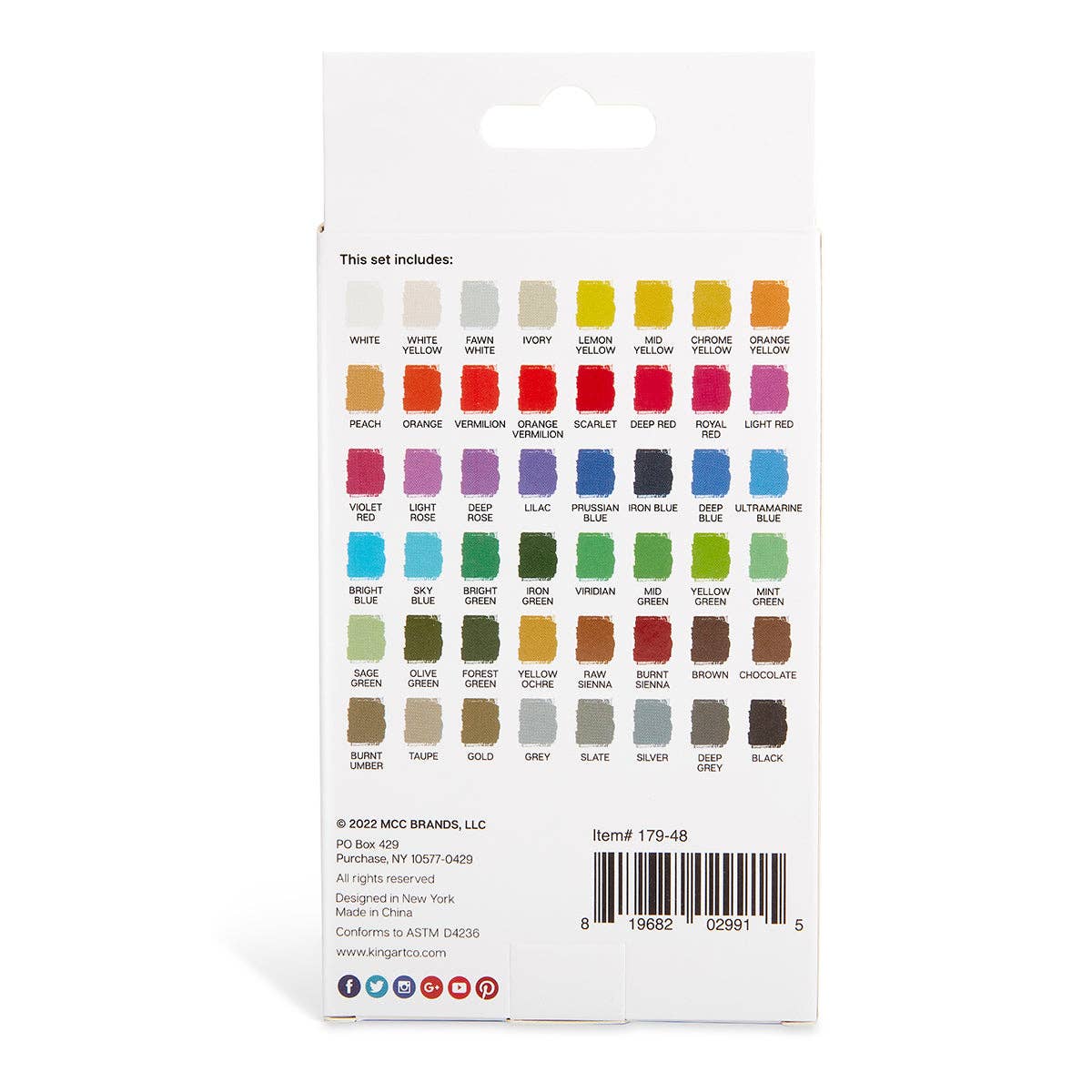 KINGART – wholesale Pastels – Oil Pastels 48 pc7