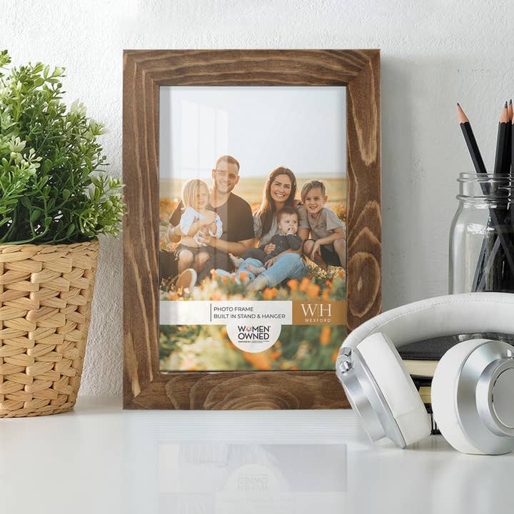 Wexford Home - Wholesale Picture Frame - Photo Frame, Real Wood with Wood Grain, Walnut13