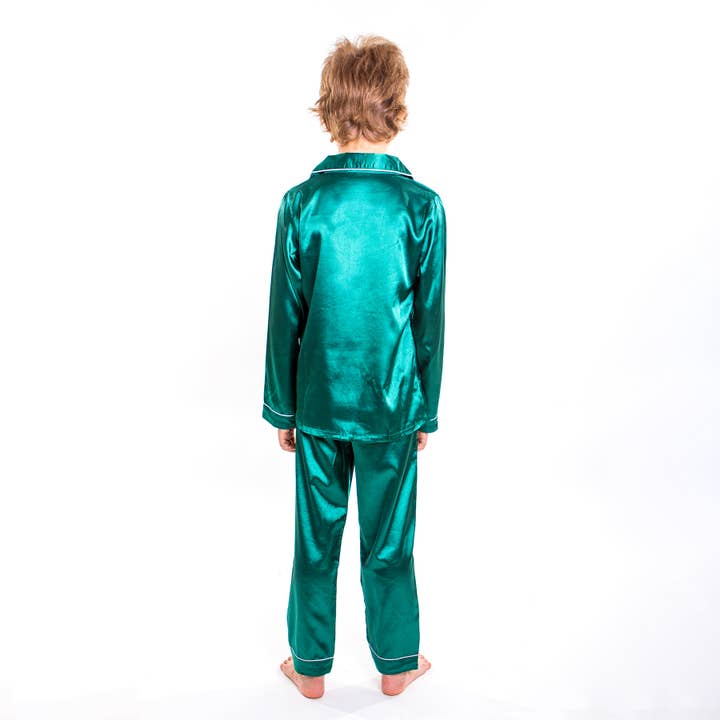 Sisters G Kids - Vendita all'ingrosso Completo pigiama - Bambini - Pigiama in raso per bambini maniche corte + pantaloni18