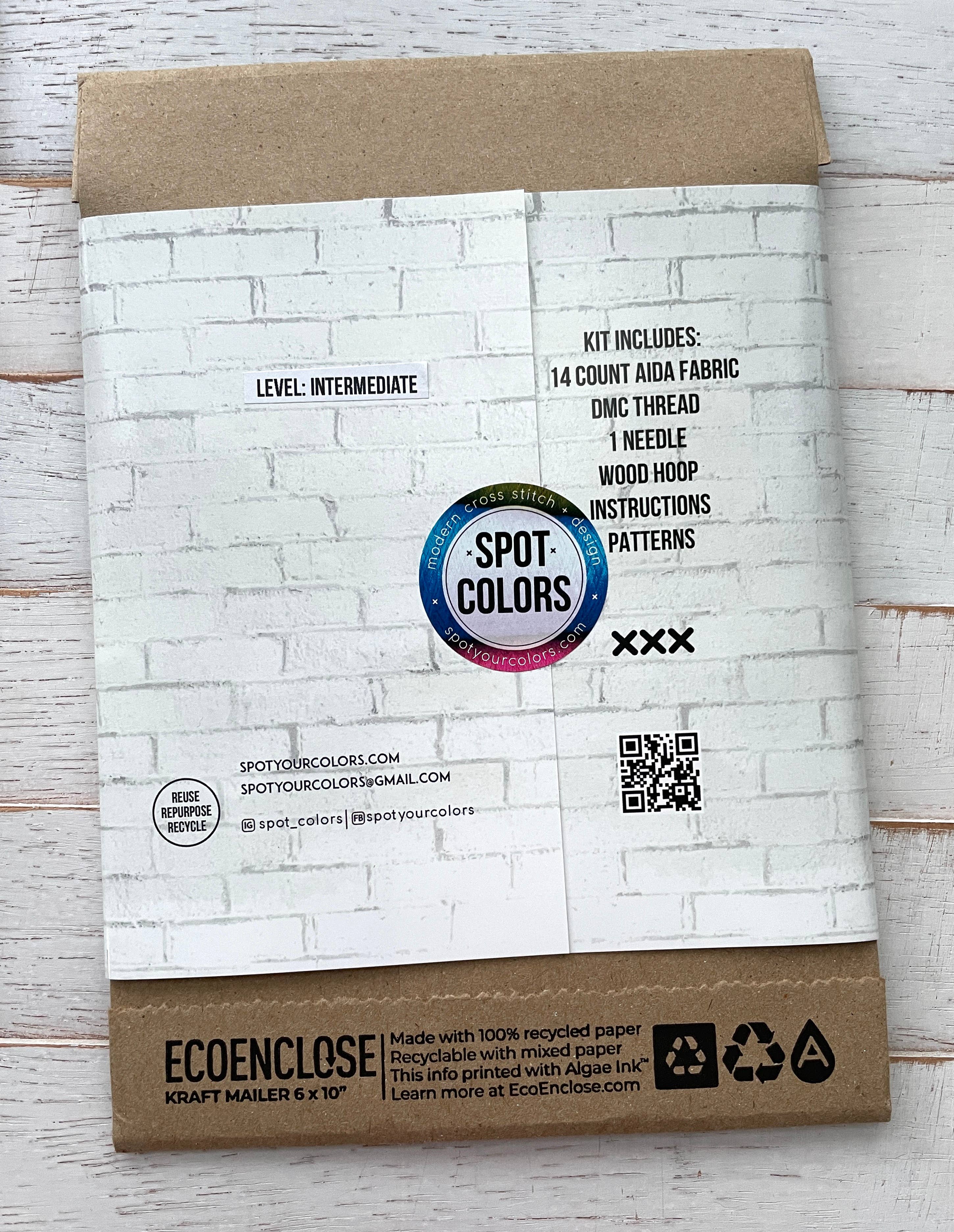 Spot Colors - Wholesale Embroidery/Cross Stitch Supplies - Plant Life Counted Cross Stitch DIY KIT3