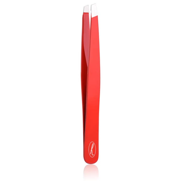 Tweezers, colour, angled, 9cm 248-09 for wholesale by Fine Lines (UK) Ltd