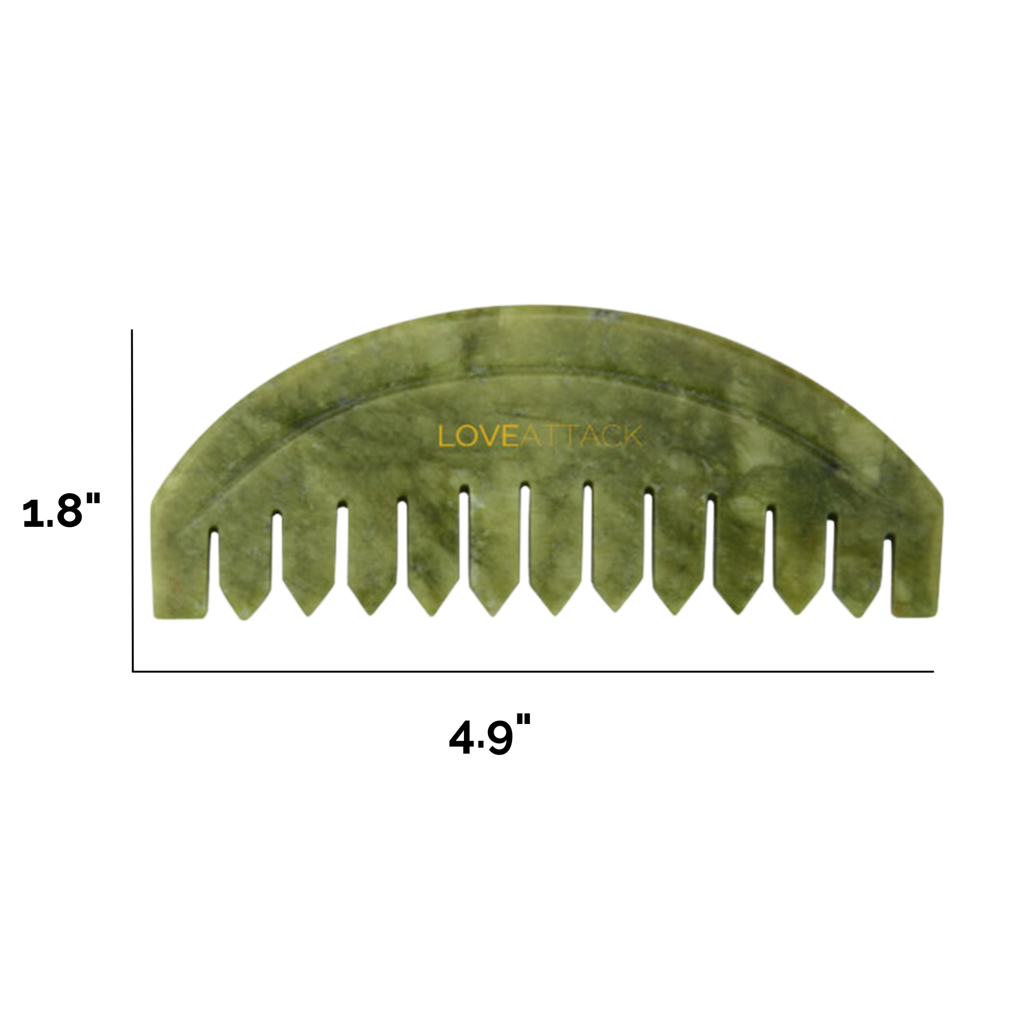 Love Attack - Wholesale Head Scratcher/Massager - Jade Gua Sha Comb for Scalp and Neck7