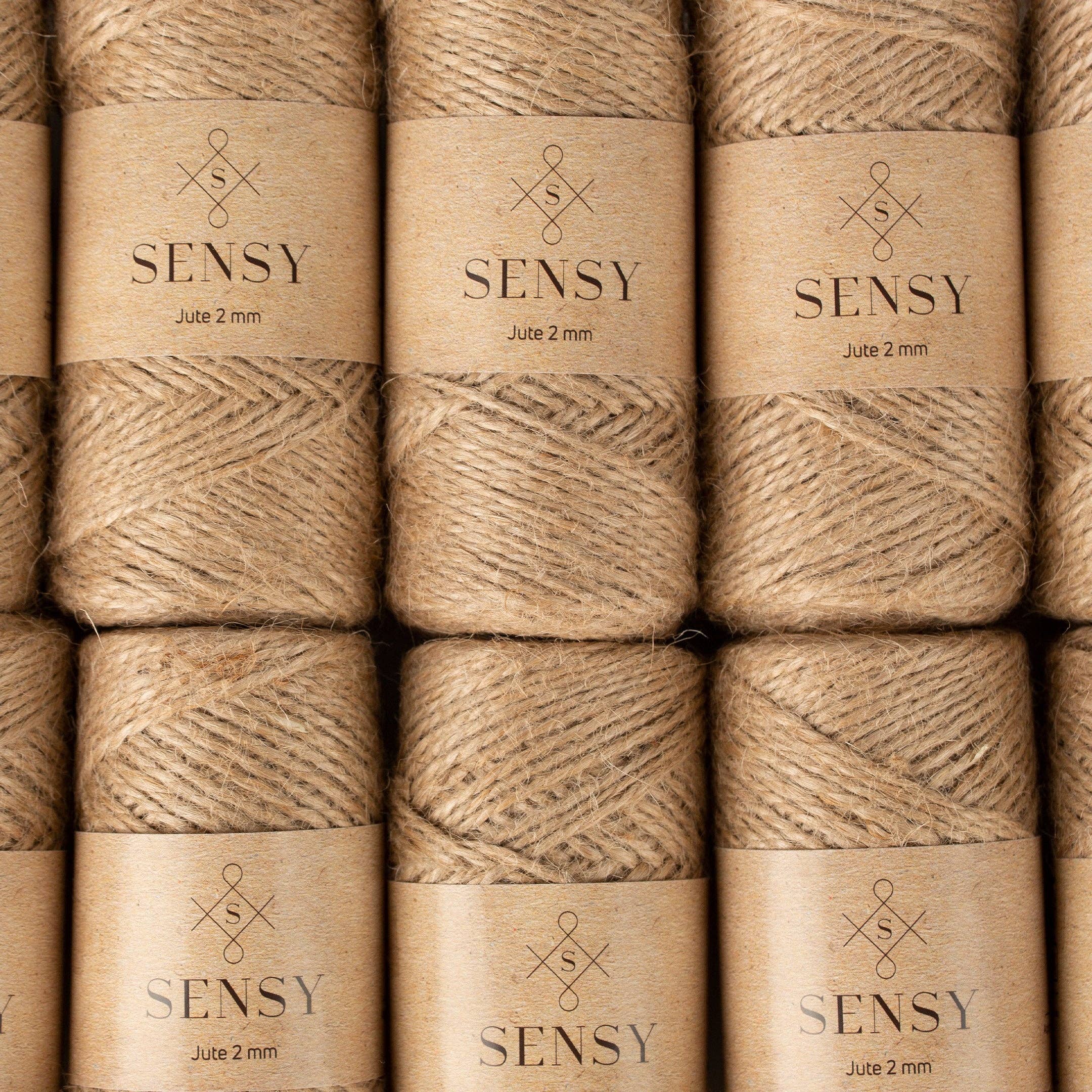 Sensy - Wholesale Twine - Sensy Premium Natural Jute Twine Best Arts Crafts Gift Twine Christmas Twine Durable Packing String (328 Feet)8
