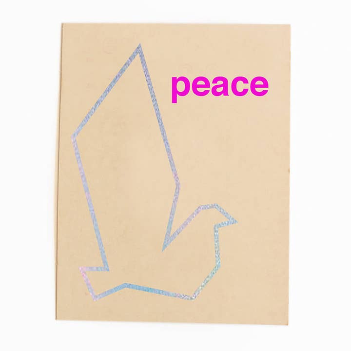 Fred - Tan, Hot Pink, Holografisk Sølv Hilsen Kort for engroshandel hos Mikspress