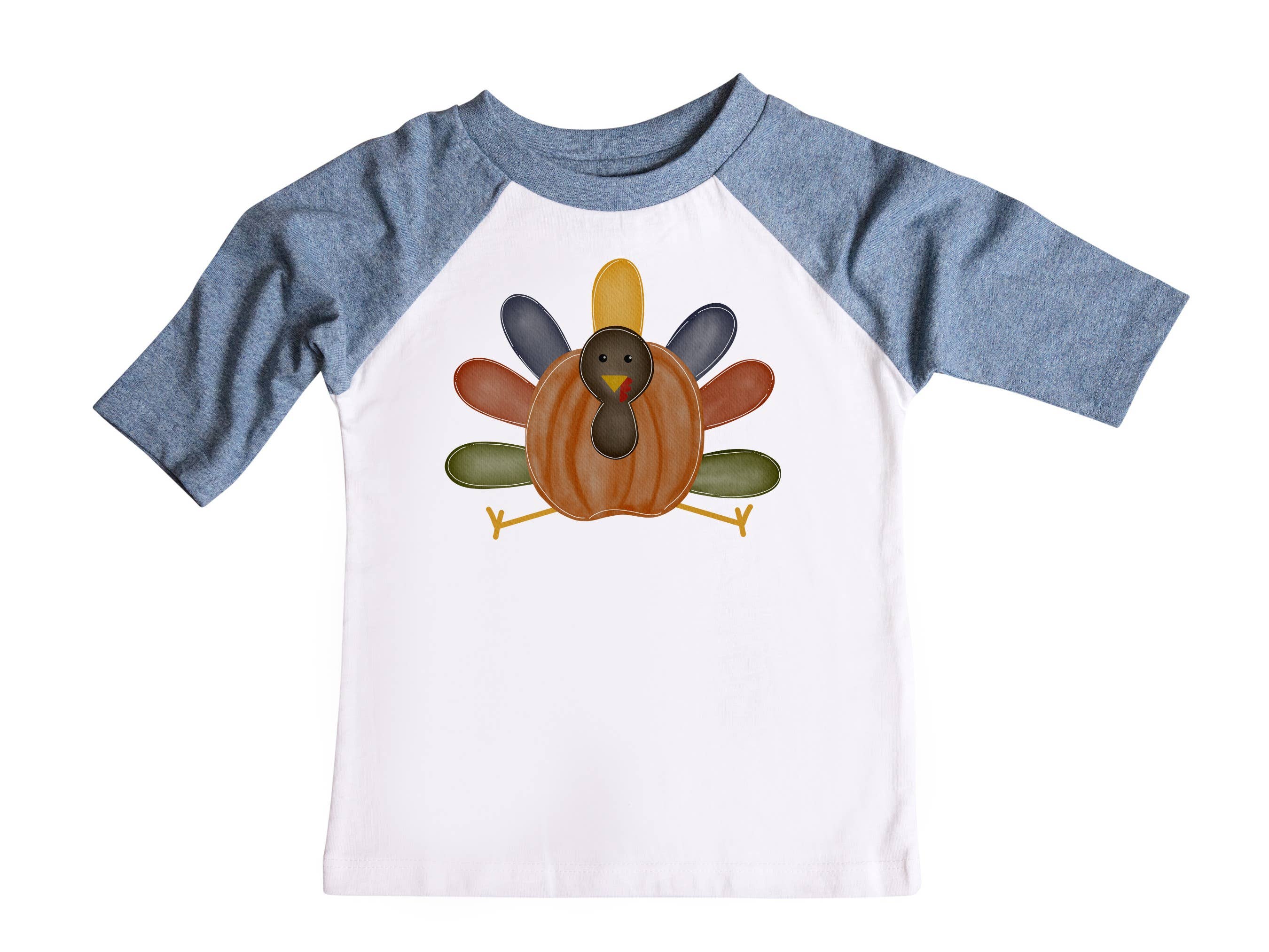 Jumpin' Jaks Tees - Wholesale T-shirt met zeefdruk - Kinderen - Leuk kalkoenshirt voor peuters en jongens voor Thanksgiving-outfit0