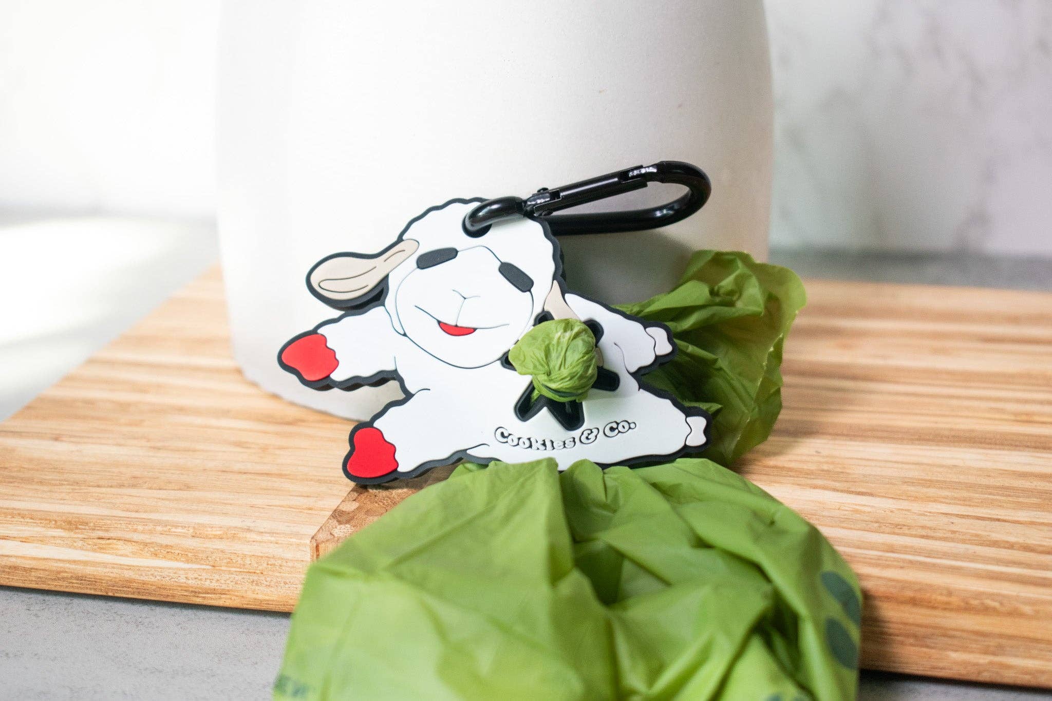 Cookies & Co. - Wholesale Pet Poop Bag Dispenser - Lamby Poop Loop1