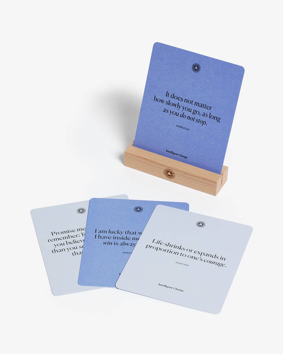 Intelligent Change - Vente Assortiments de papeterie/cartes - Cartes de citations de rappel motivationnel | État d'esprit quotidien et croissance2