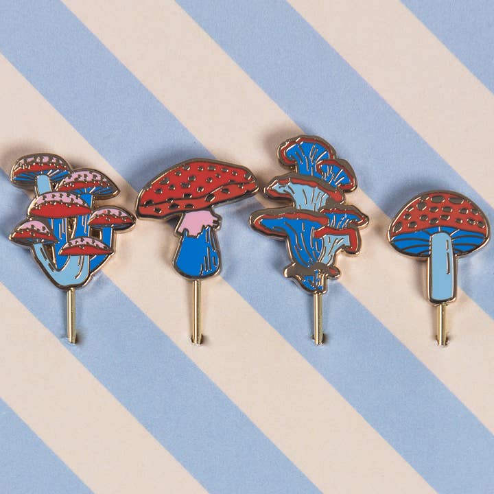 Mushroom Cocktail Picks for wholesale by Love & Victory