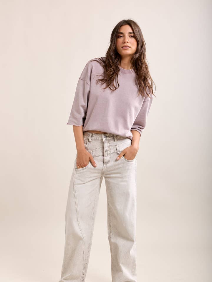 Toxik3 jean wide stretch avec couture double jean for wholesale by Toxik3