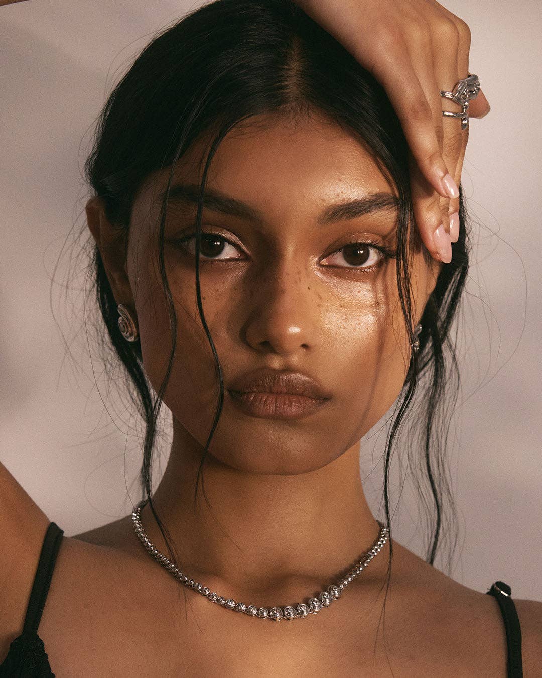 Luv AJ – Colar de elos e correntes por atacado – Colar de Ténis com Bisel Ondulado3