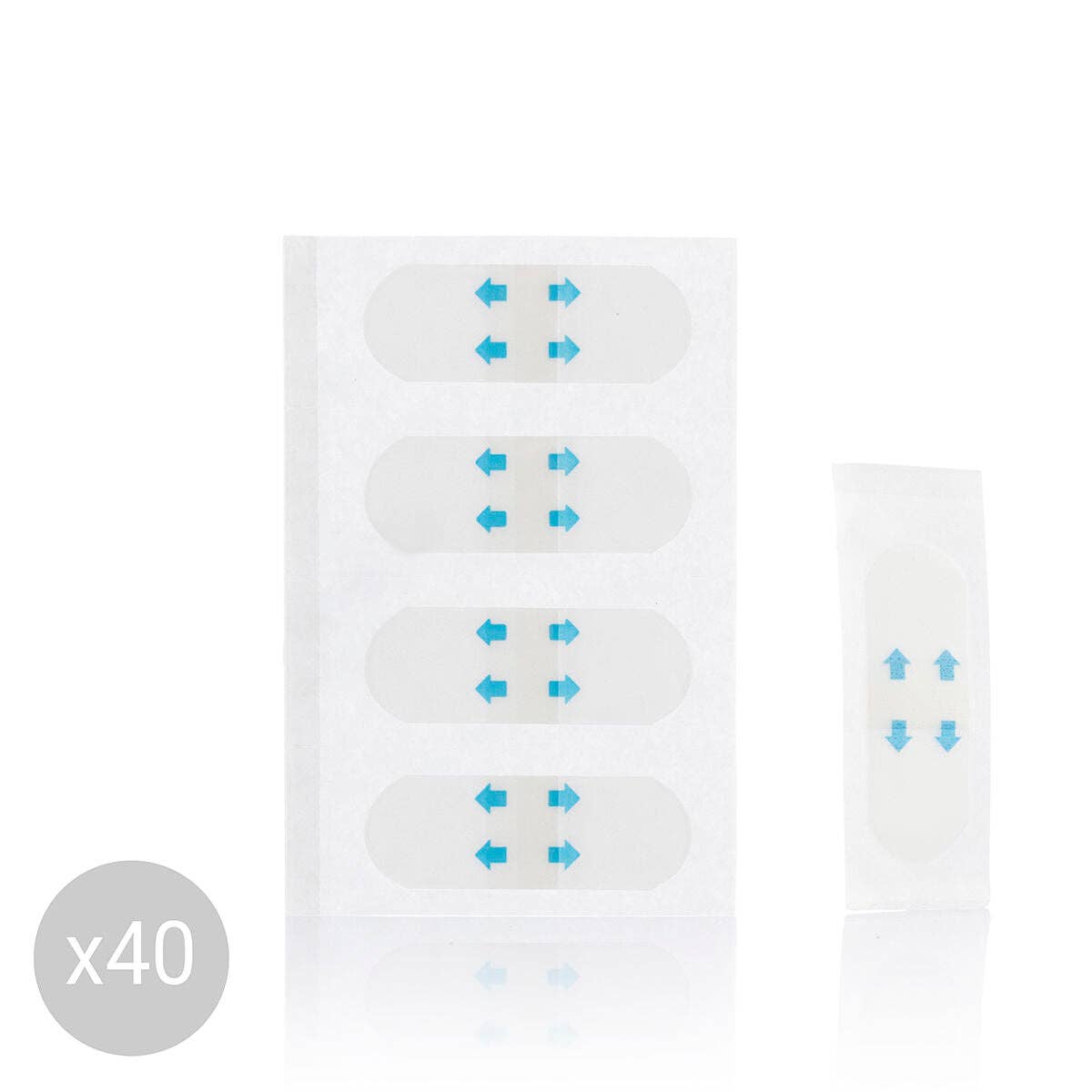 InnovaGoods - Vente Masque pour le visage - Patches liftant invisibles adhésifs Liftrik InnovaGoods pour le visage - 40 unités7