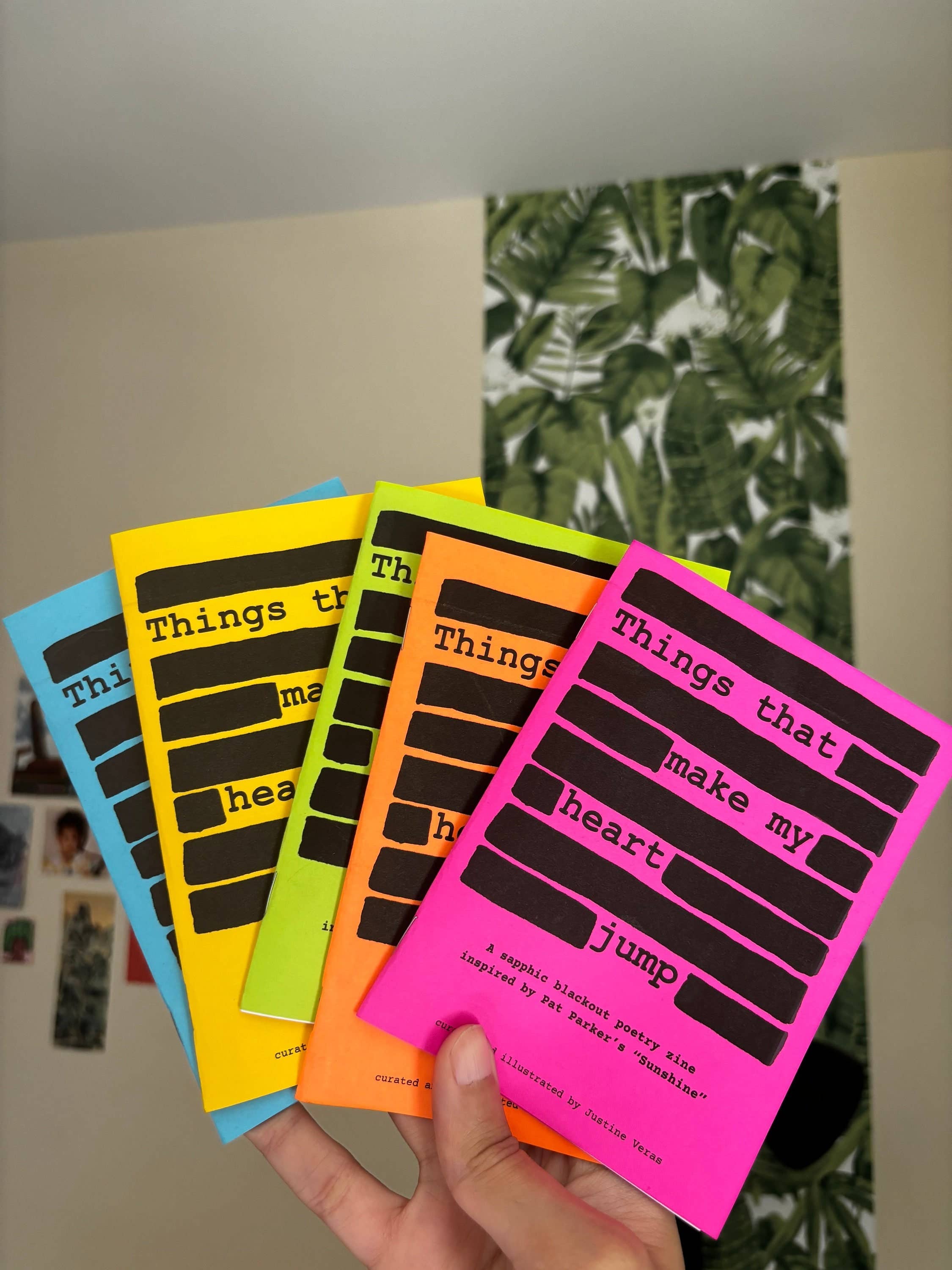 UNFOLDZinesandArt - Vente Livre sur l'artisanat, les loisirs créatifs et le bricolage - Zine de poésie à trou sapphique : Ce qui fait battre mon cœur8