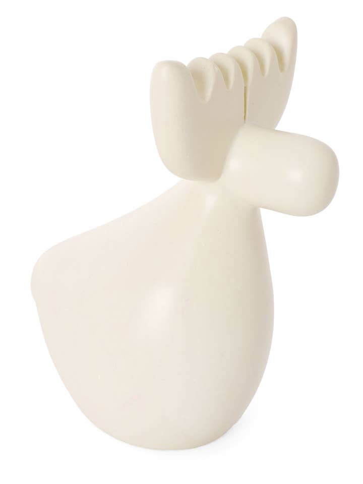 Large All-Natural Soapstone Reindeer Sculpture for wholesale by African Modern