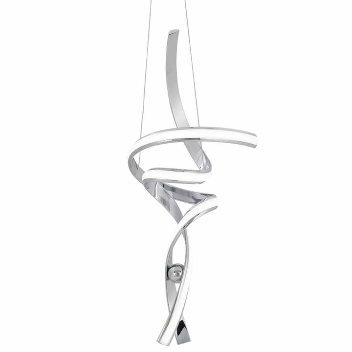 Hamburg Integrated LED Pendant - Chrome - Dimmable for wholesale by Finesse Decor