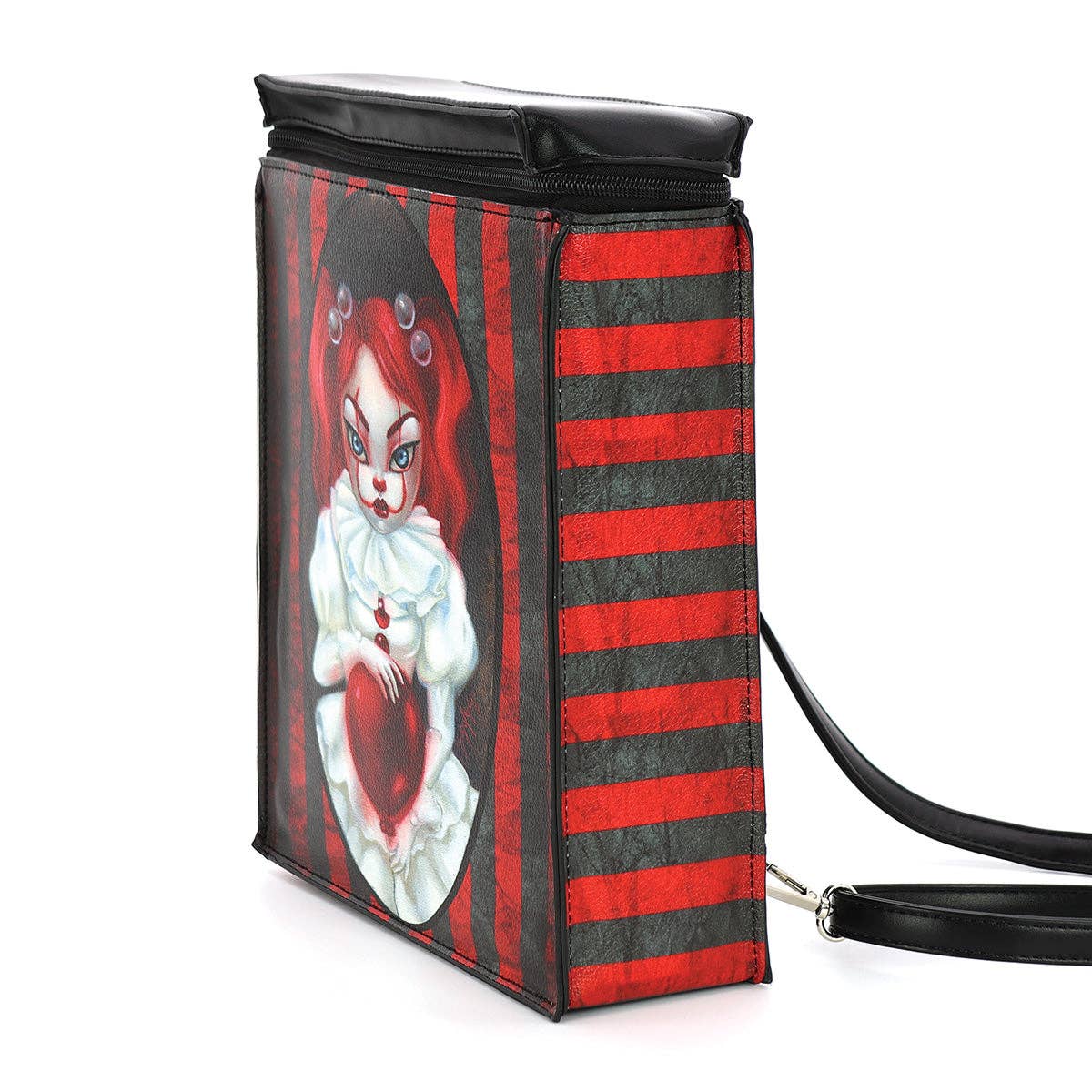 COMECO INC - Wholesale Backpack - Women's - Smiley Clown Girl Rectangle Mini Backpack in Vinyl2