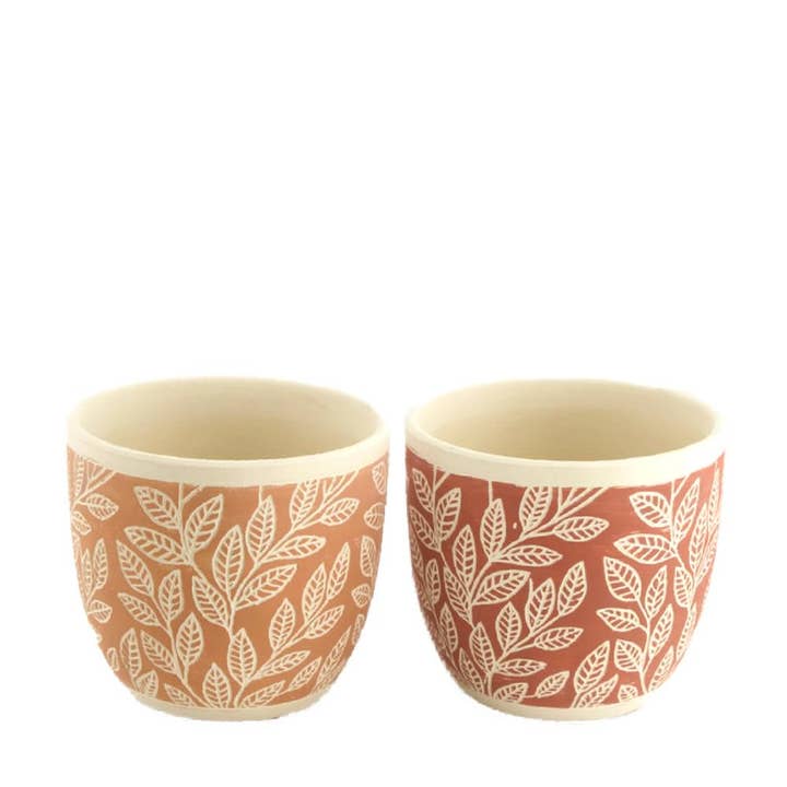 Topfblätter - Terrakotta Größe M für den Großhandel von DRYdecorations