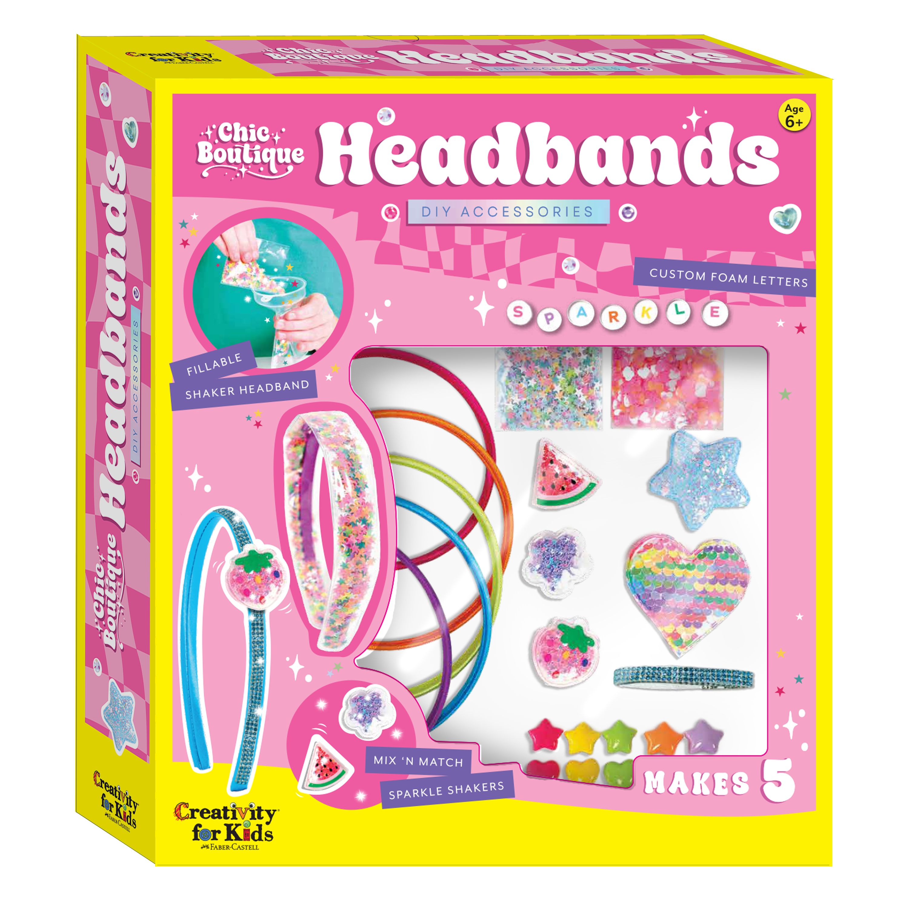 Faber-Castell / Creativity for Kids - Wholesale DIY Craft Kit - Kids - Chic Boutique Headbands Craft Kit for Kids1