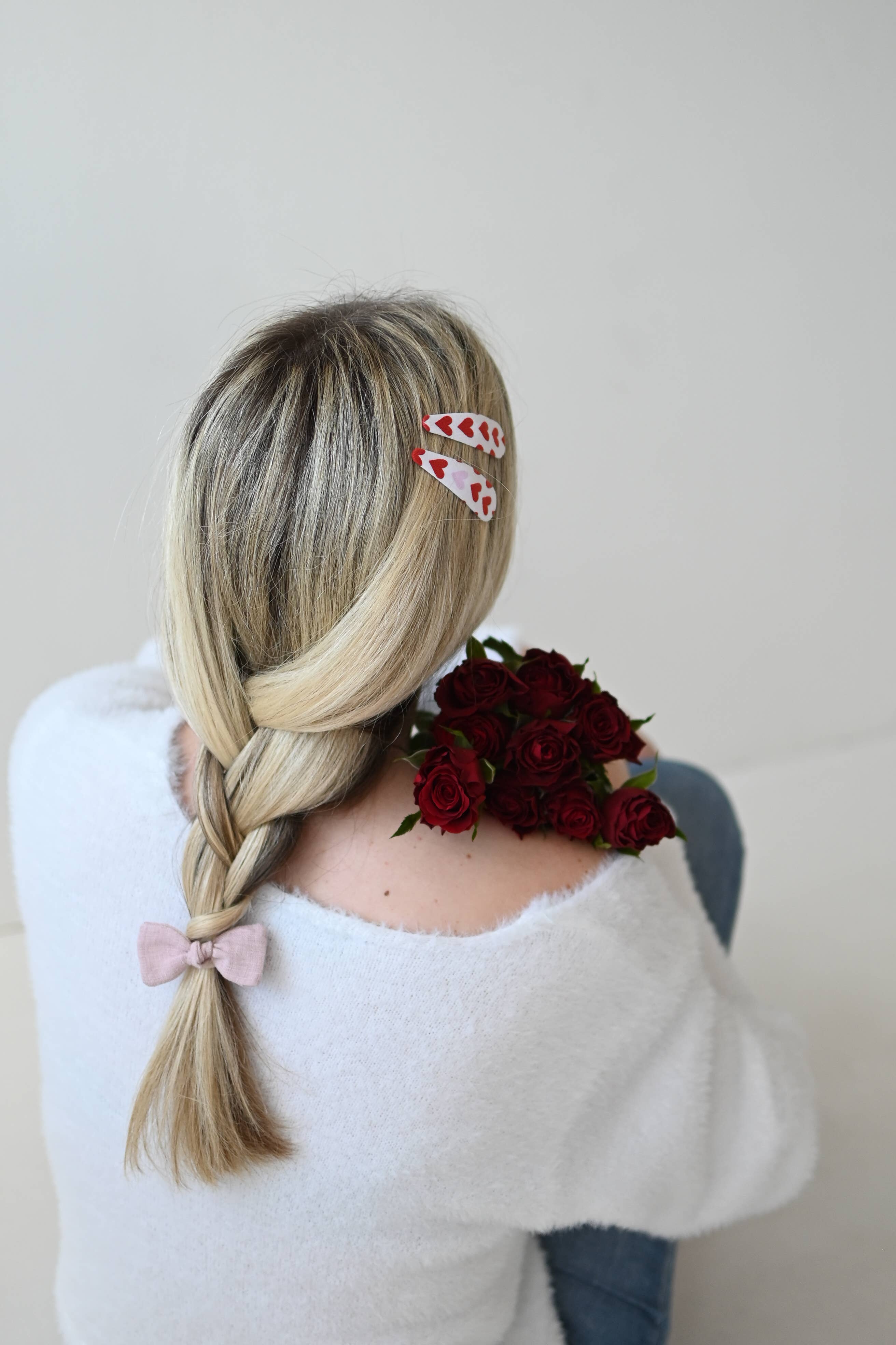 Lanika Atelier, Nika Korošec s.p. - Wholesale Hair Clip - Kids - Hair clips: Red and Pink hearts, Valentines day snap clips4