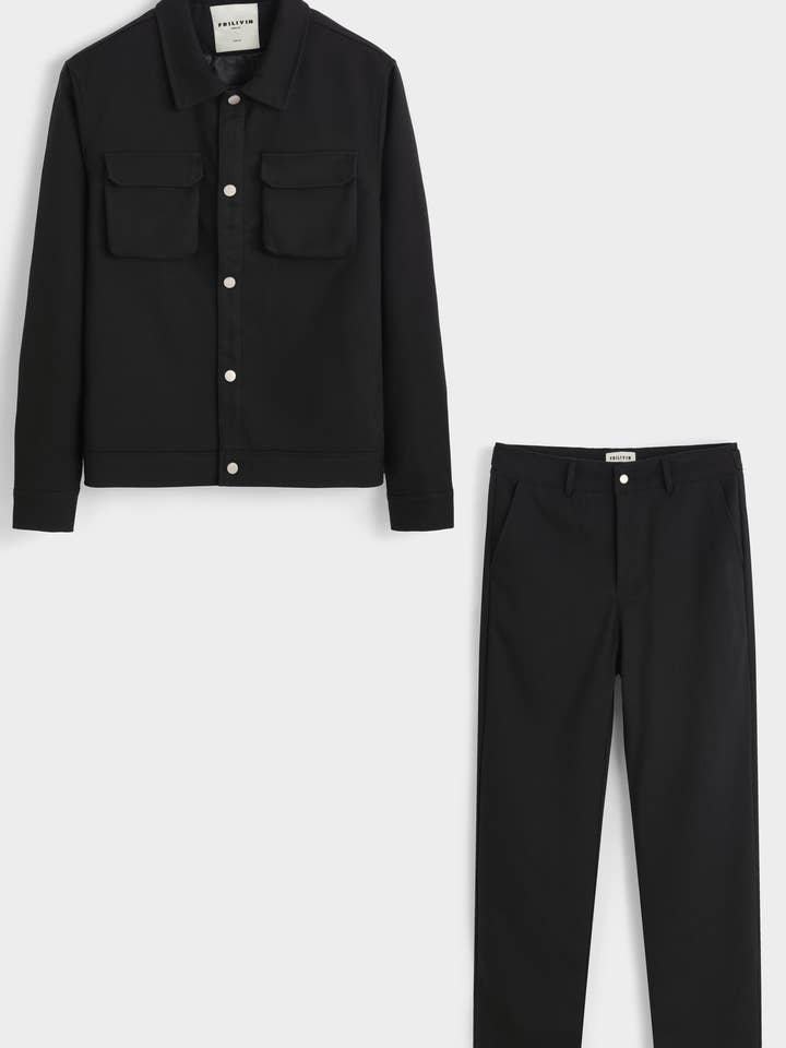 QQ492E51-1 Ensemble Veste et Pantalon – Élégance Moderne pour la vente par Frilivin